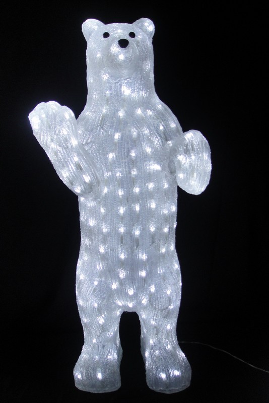 FY-001-C15 Рождество ПОСТОЯННОГО акриловые медведь с Светодиодная лампа лампа FY-001-C15 дешевые рождественские ПОСТОЯННОГО акриловые медведь с Светодиодная лампа лампочка