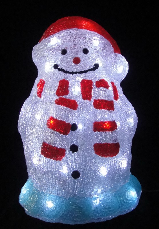 FY-001-D07 Рождественский снеговик акриловые лампы лампы FY-001-D07 дешевых акриловых снеговик светильника электрической лампочки