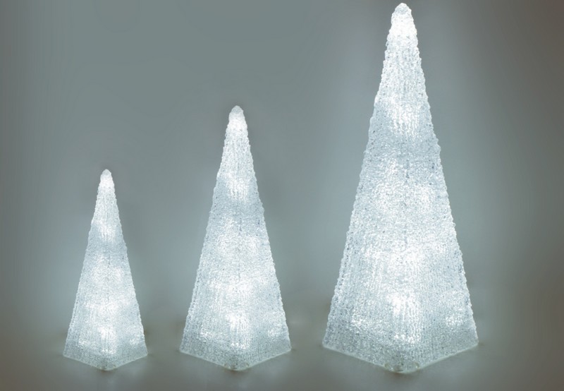 FY-001-J01 Рождество акриловые ПИРАМИДА светильника электрической лампочки FY-001-J01 дешевых акриловых Рождественская пирамида светильника электрической лампочки
