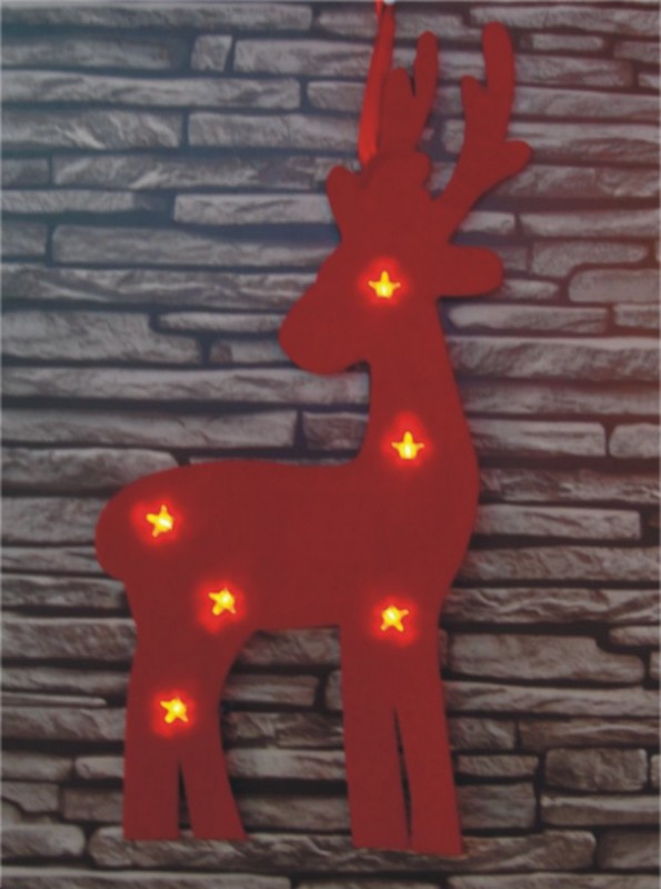FY-002-B06 Рождество оленей войлочный ковер светильника электрической лампочки FY-002-B06 дешевые рождественский олень войлочный ковер светильник электрической лампочки - Диапазон ковров света manufactured in China 
