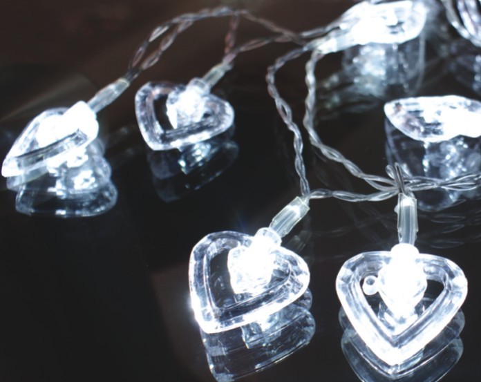 FY-009-A176 светодиодные цепочки с Сердце украшения