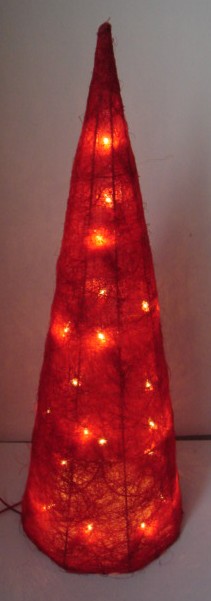 FY-06-030 Рождество красного конуса ротанга лампы лампы FY-06-030 дешево Рождество красного конуса ротанга лампы лампы - Ротанг света manufacturer In China
