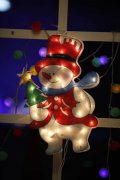 FY-60606 Рождество снежный человек окна светильника электрической лампочки FY-60606 дешево снег Рождественский человек окна светильника электрической лампочки