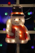 FY-60607 Рождество снежный человек окна светильника электрической лампочки FY-60607 дешево снег Рождественский человек окна светильника электрической лампочки