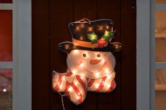 FY-60609 Рождество снежный человек окна светильника электрической лампочки FY-60609 дешево снег Рождественский человек окна светильника электрической лампочки - Окном огни made in china 